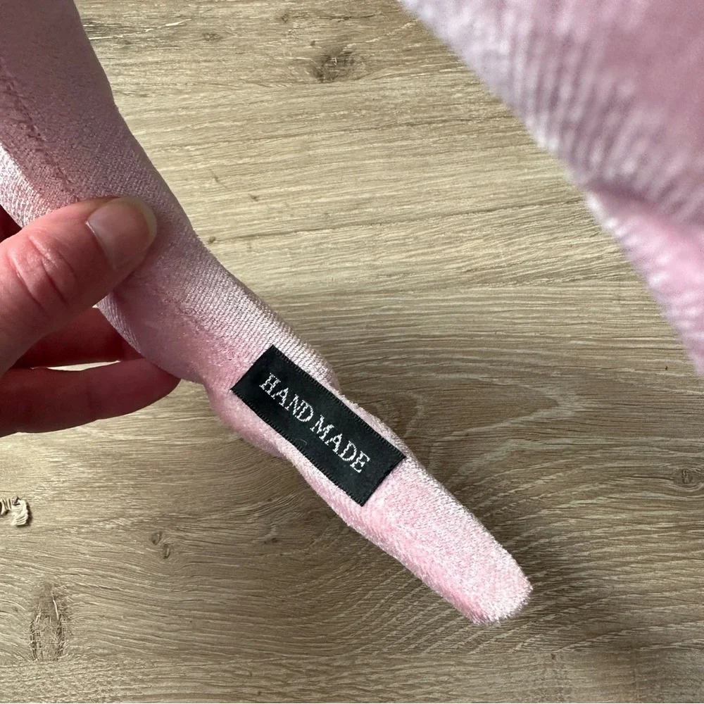Handmade terry towel spa headband